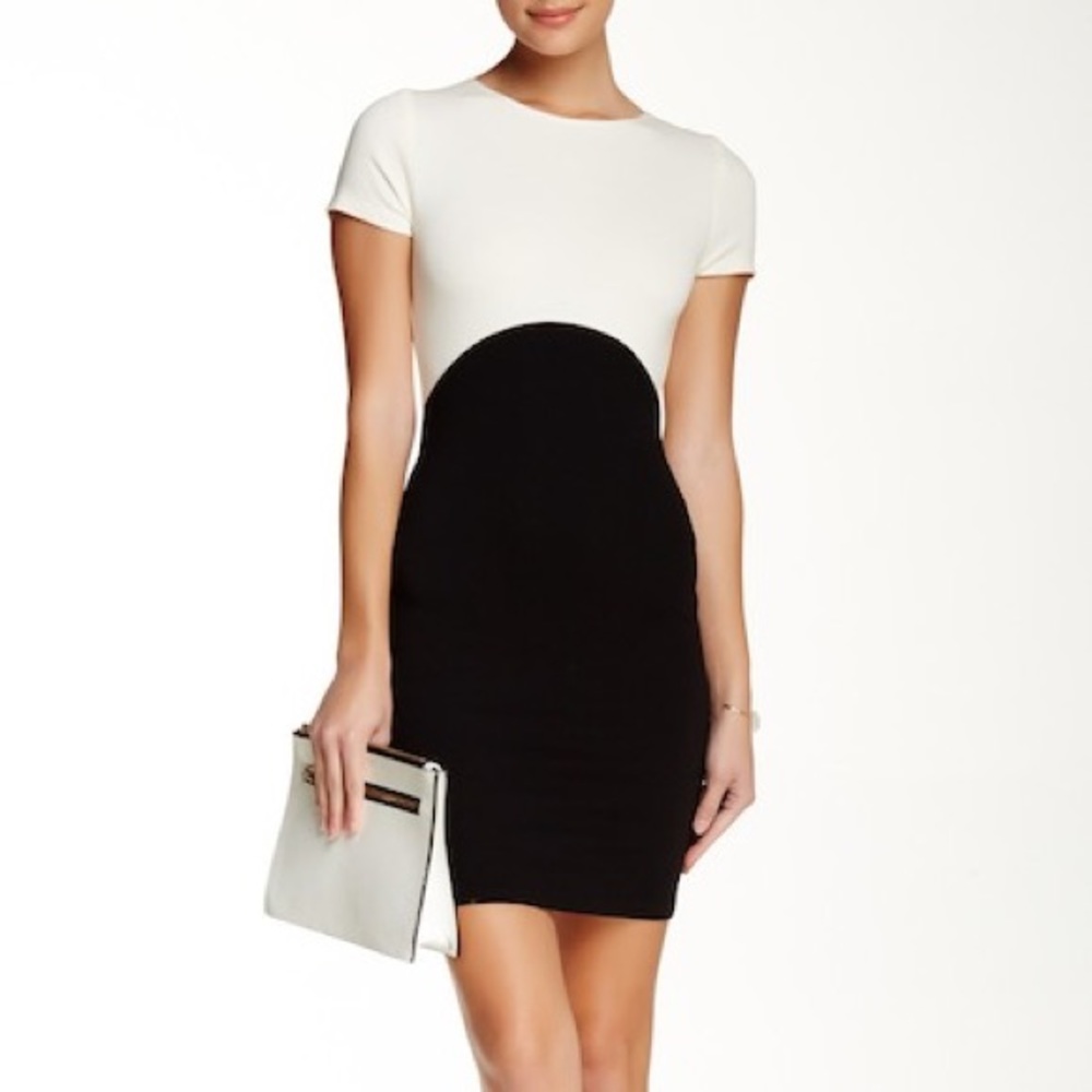 Love...Ady Mixed Media Bodycon Dress